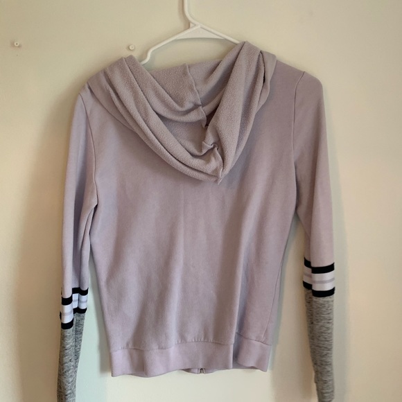 PINK purple zip-up sweatshirt - Picture 3 of 3